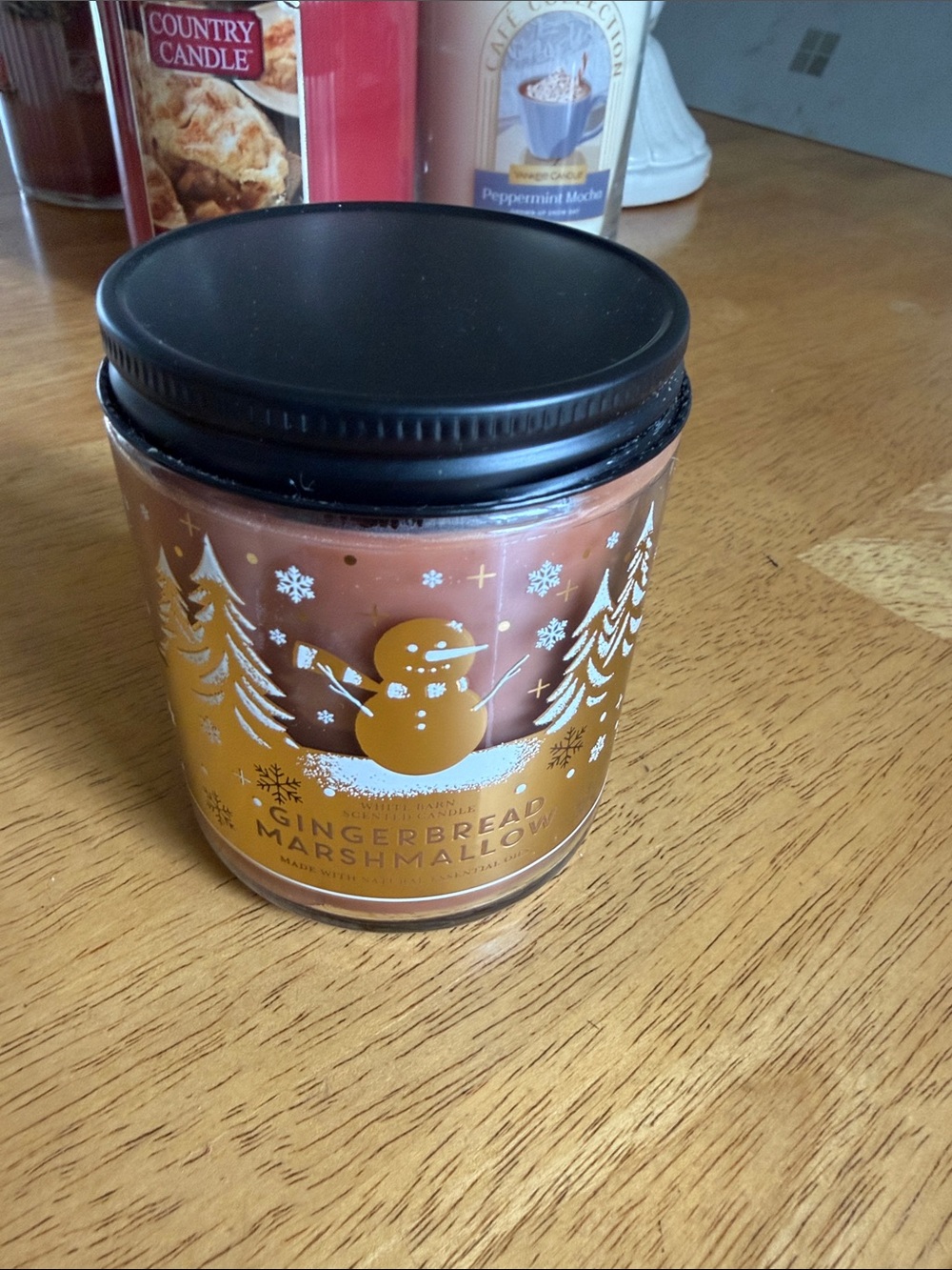 Bath & Body Works  single  wick Candle Gingerbread Marshmallow NWT